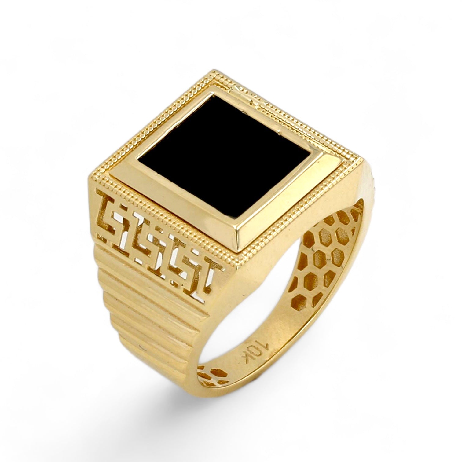 gold 14kt Squar Ring